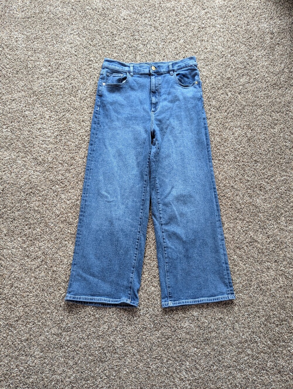 DL1961 Hepburn Wide Leg High Rise Jeans Size 30